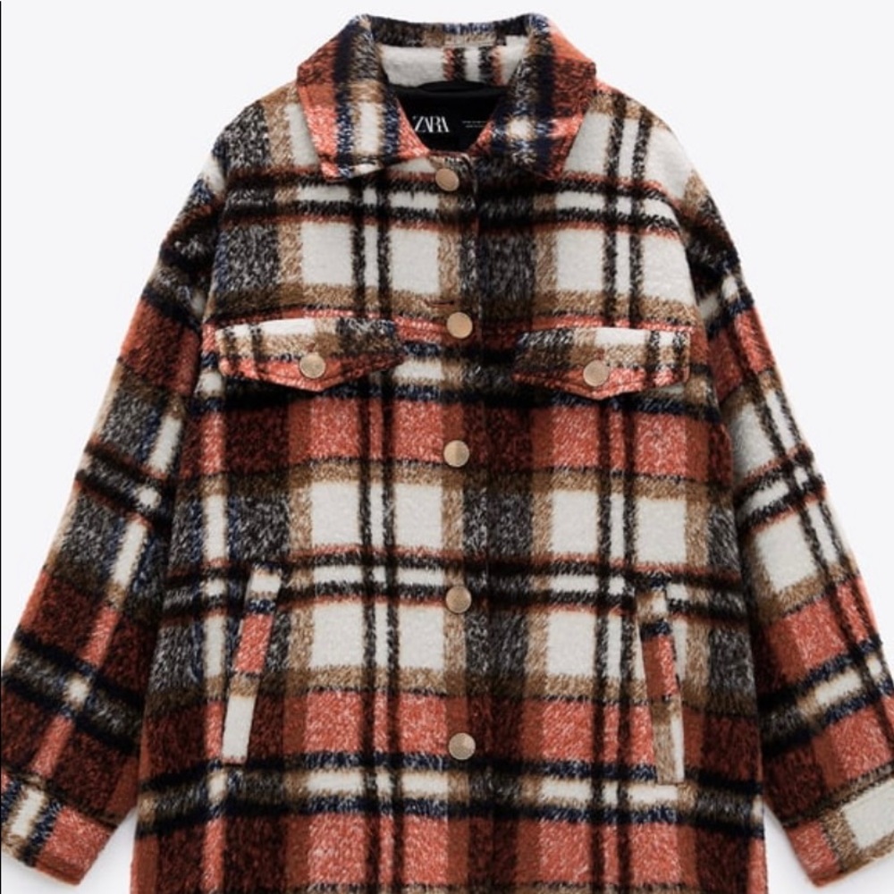 BRAND NEW Wool Blend Waffle Knit Oversized Coat